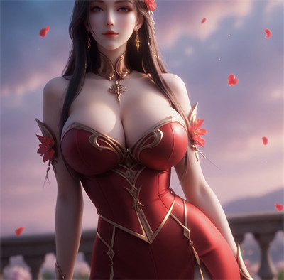 [976]精致AI绘画-倩女幽魂-阿初-红衣巨乳-晚漫-共享AI国漫精致绘画AI高清视频